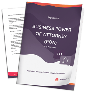 Explainer eBook Power of Attorney (POA) (Business - Commercial) | Mochadocs