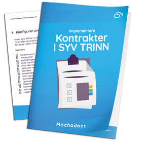 Mockup Implementere Kontrakter i syv trinn