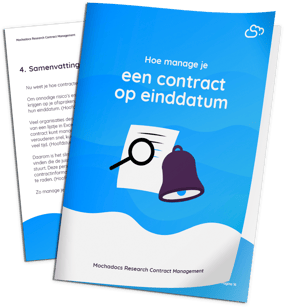 Mock-up Hoe manage je een contract op einddatum